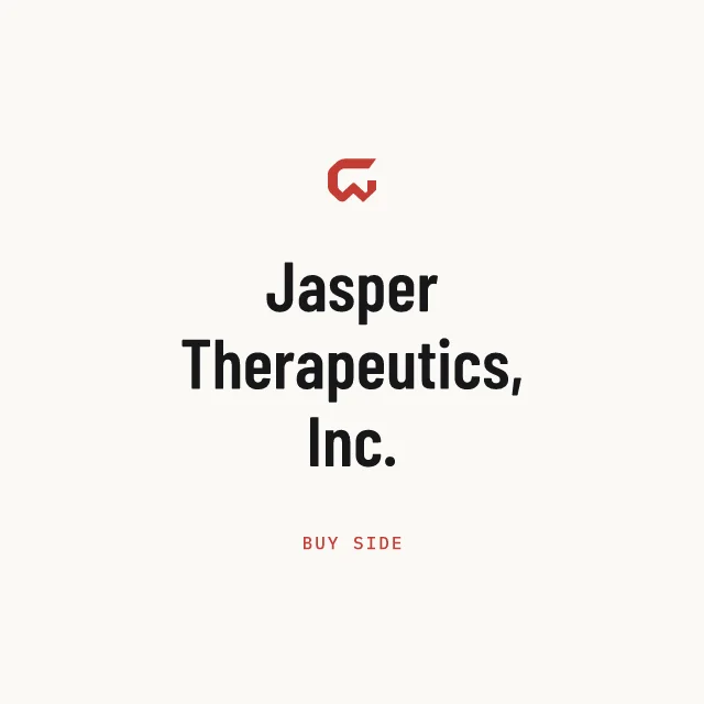 Buy side: Jasper Therapeutics, Inc.