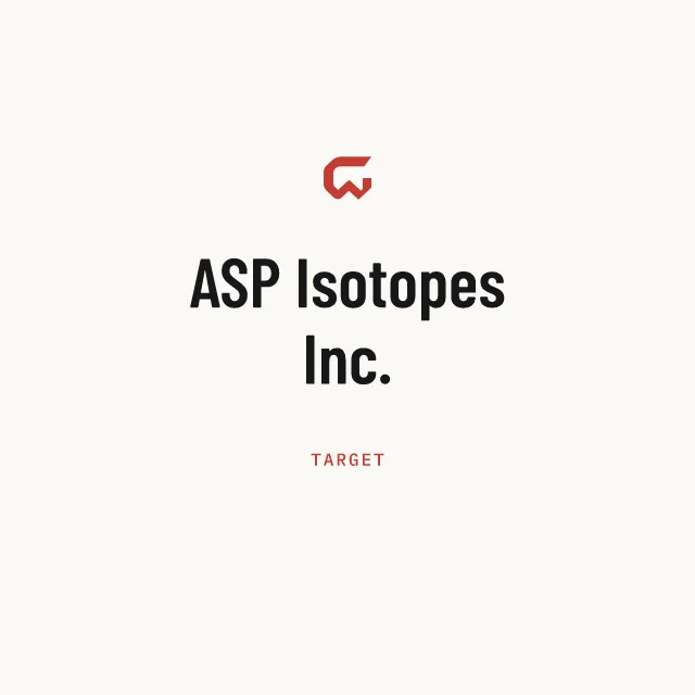 Target: ASP Isotopes Inc.