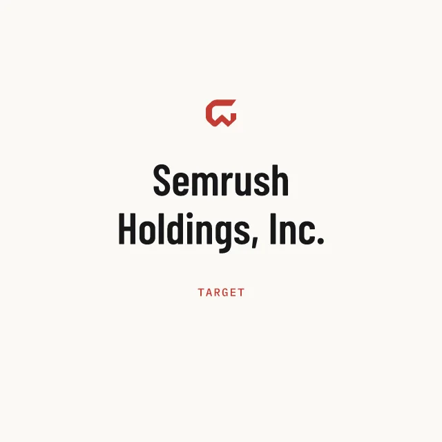 Target: Semrush Holdings, Inc.