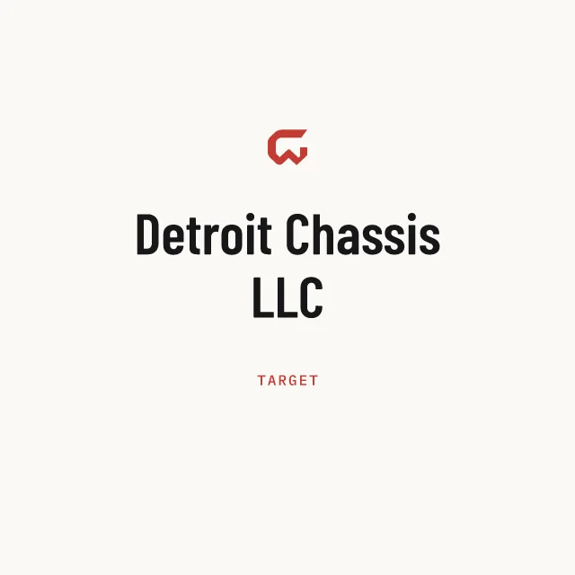Target: Detroit Chassis LLC