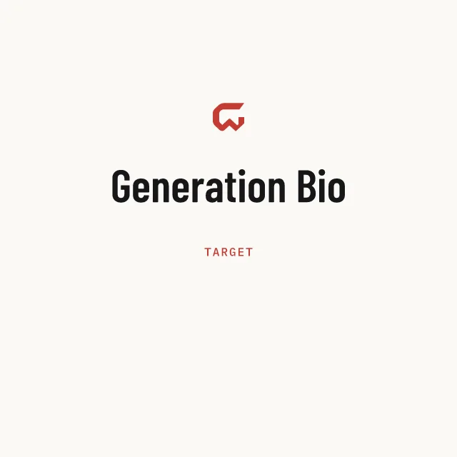 Target: Generation Bio