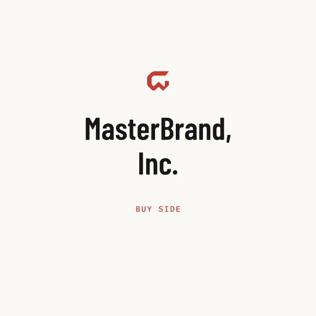 Buy side: MasterBrand, Inc.