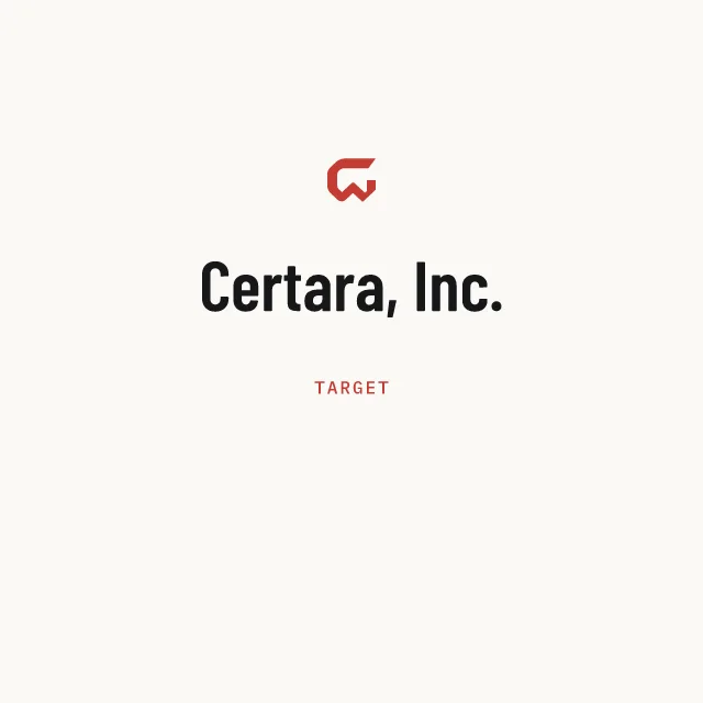 Target: Certara, Inc.