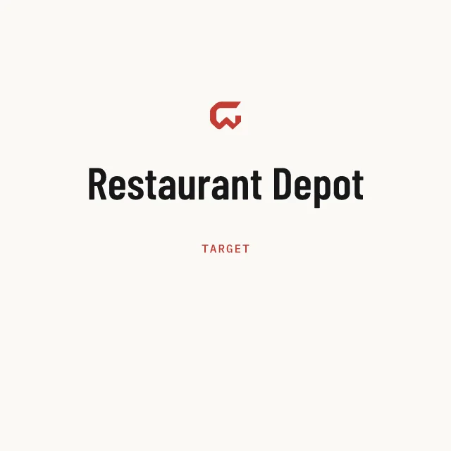 Target: Restaurant Depot