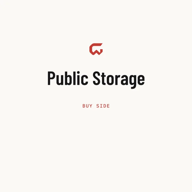 Buy side: Public Storage