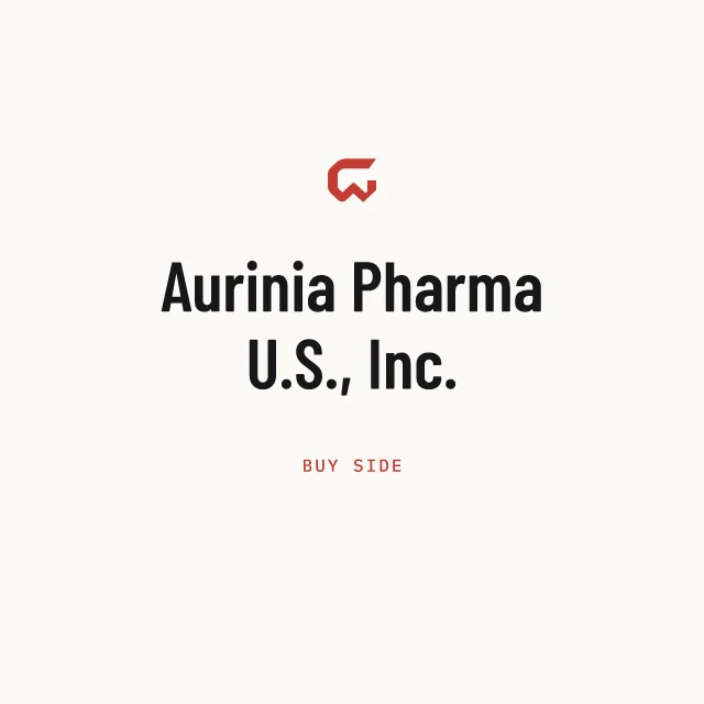 Buy side: Aurinia Pharma U.S., Inc.