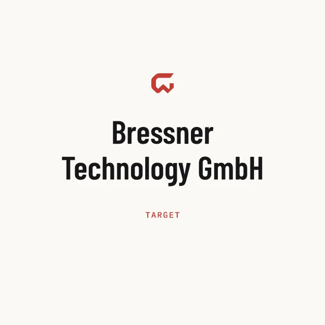 Target: Bressner Technology GmbH