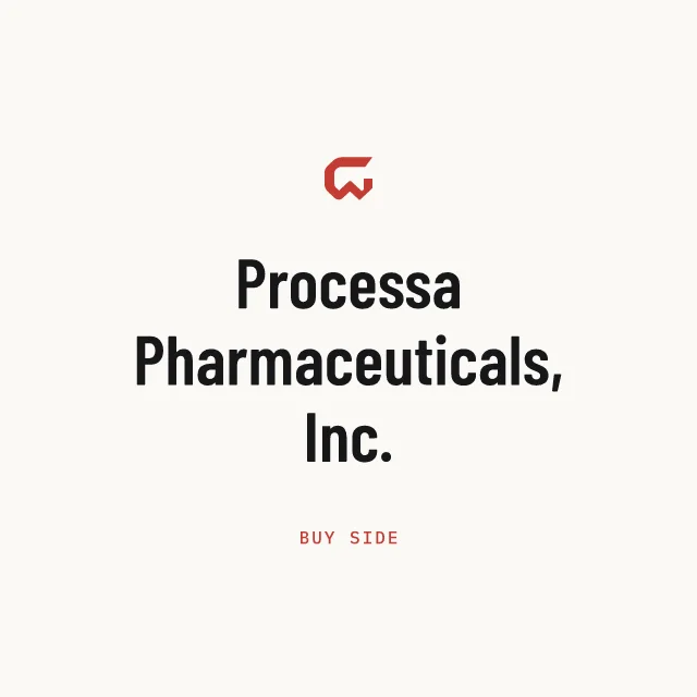 Buy side: Processa Pharmaceuticals, Inc.