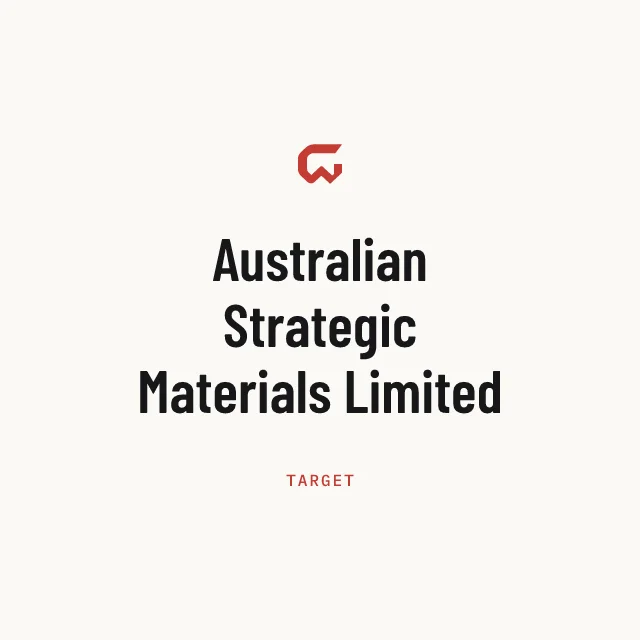 Target: Australian Strategic Materials Limited