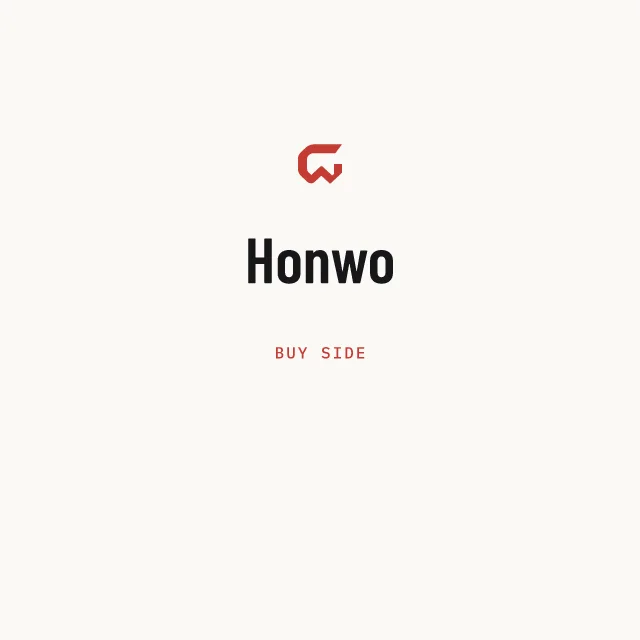 Buy side: Honwo