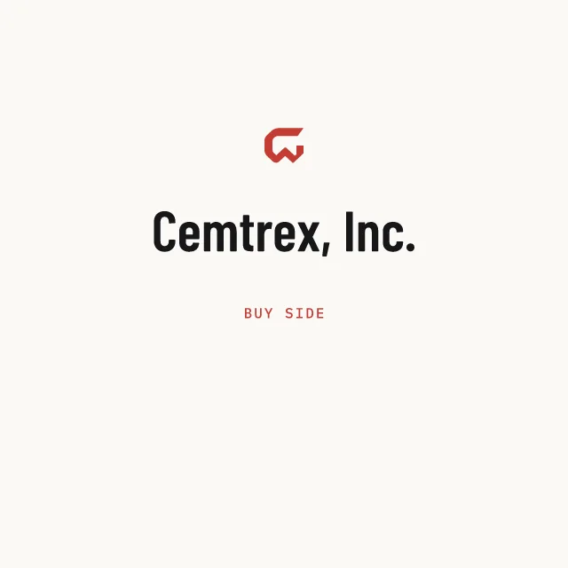 Buy side: Cemtrex, Inc.