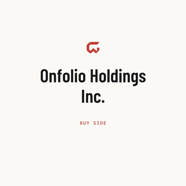 Buy side: Onfolio Holdings Inc.