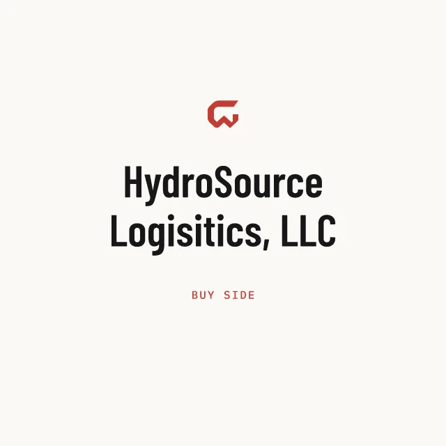 Buy side: HydroSource Logisitics, LLC