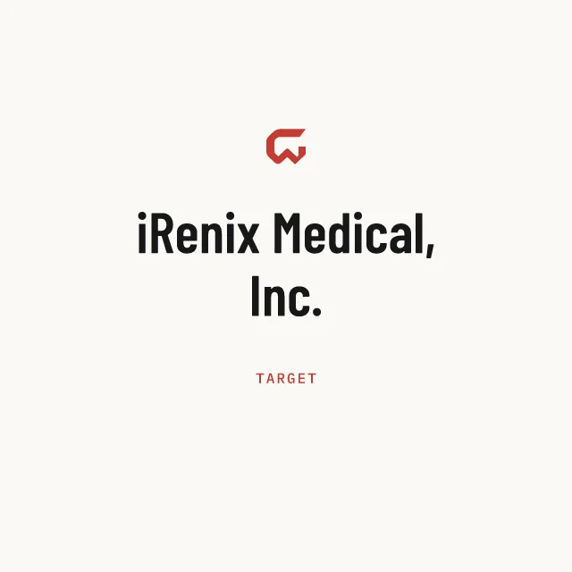 Target: iRenix Medical, Inc.