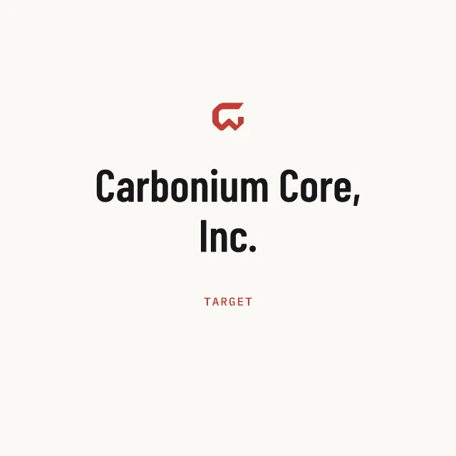 Target: Carbonium Core, Inc.