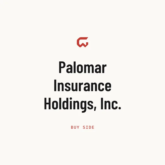 Buy side: Palomar Insurance Holdings, Inc.