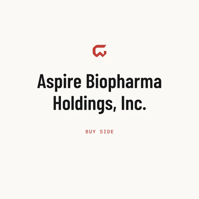 Buy side: Aspire Biopharma Holdings, Inc.