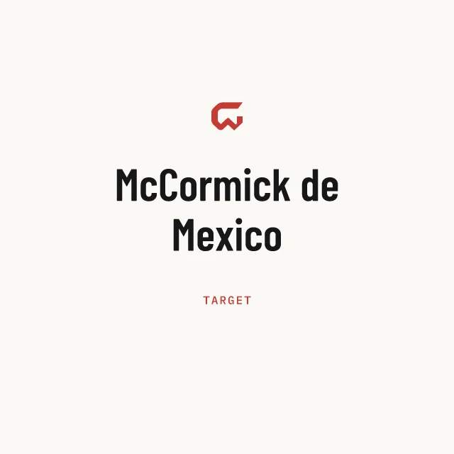 Target: McCormick de Mexico