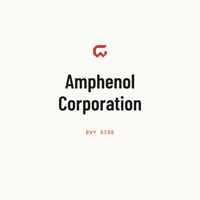 Buy side: Amphenol Corporation