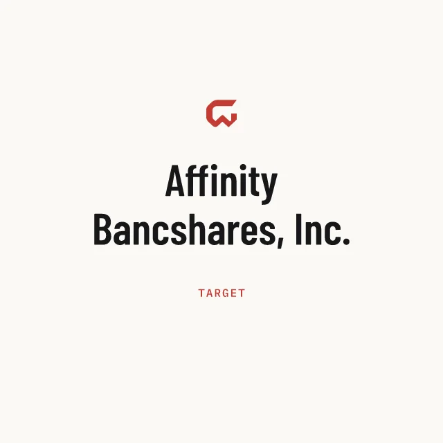 Target: Affinity Bancshares, Inc.