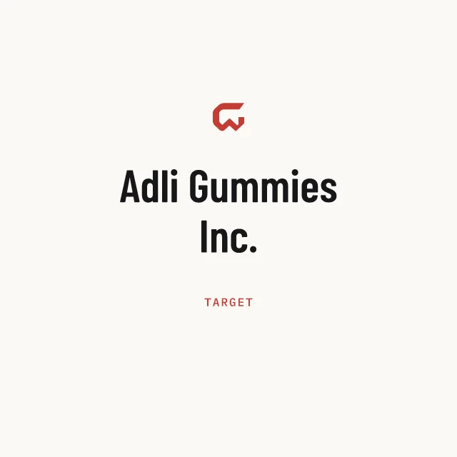 Target: Adli Gummies Inc.
