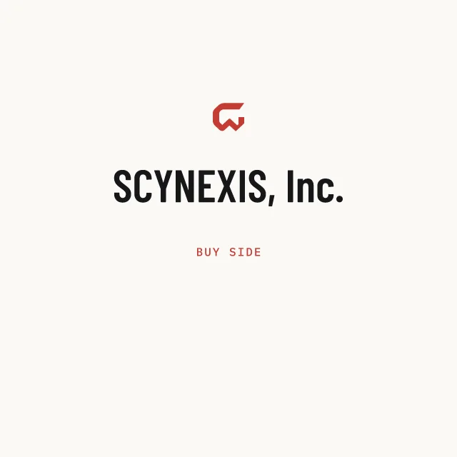 Buy side: SCYNEXIS, Inc.