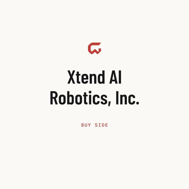 Buy side: Xtend AI Robotics, Inc.