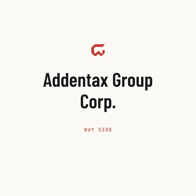Buy side: Addentax Group Corp.