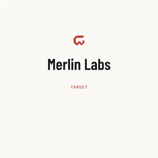 Target: Merlin Labs