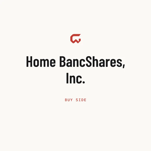 Buy side: Home BancShares, Inc.
