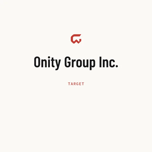 Target: Onity Group Inc.