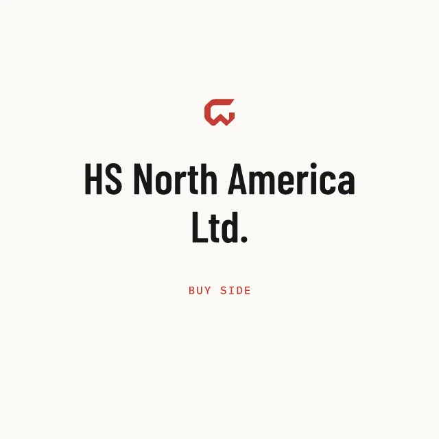 Buy side: HS North America Ltd.