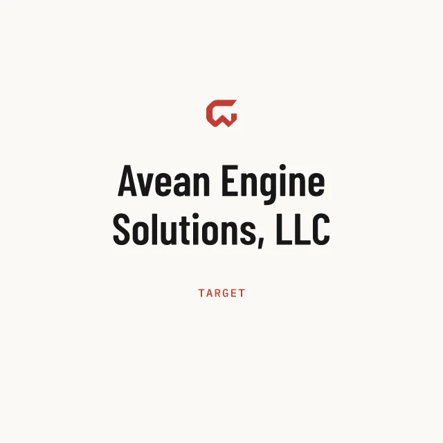 Target: Avean Engine Solutions, LLC