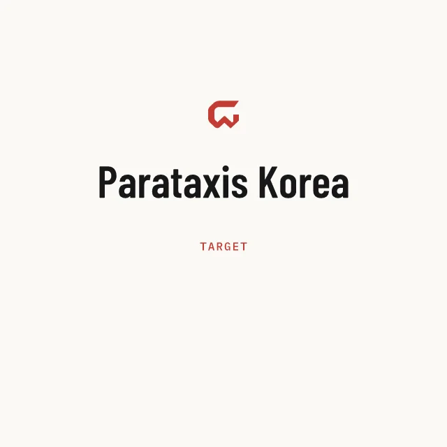 Target: Parataxis Korea