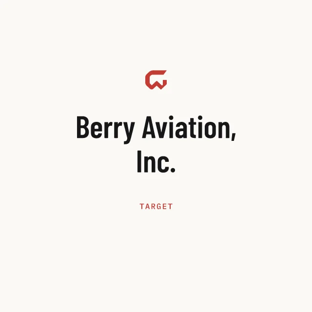 Target: Berry Aviation, Inc.