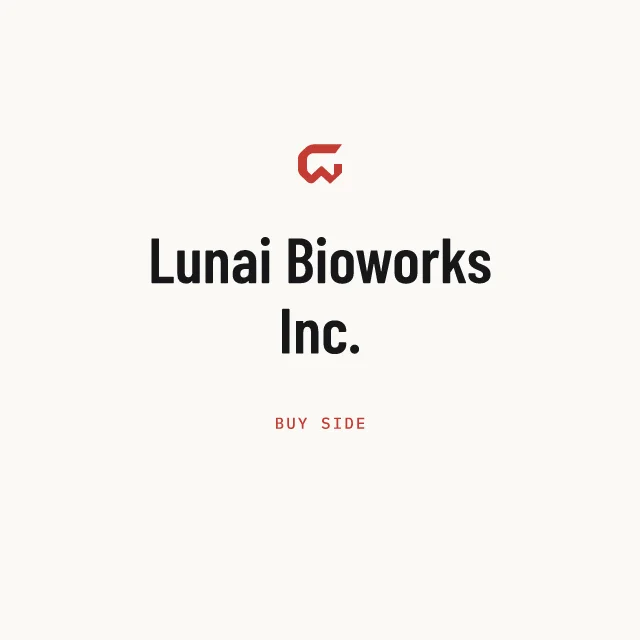 Buy side: Lunai Bioworks Inc.