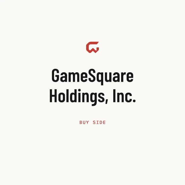 Buy side: GameSquare Holdings, Inc.