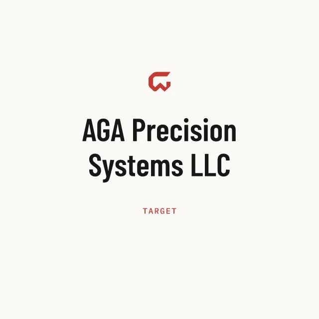 Target: AGA Precision Systems LLC