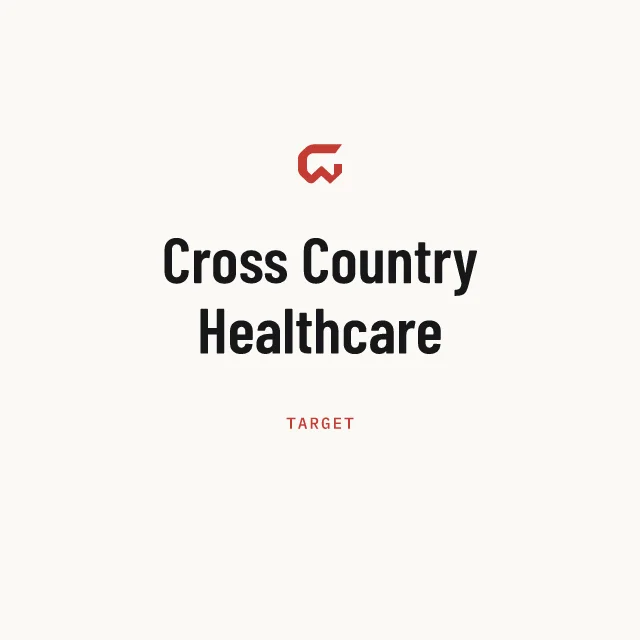 Target: Cross Country Healthcare