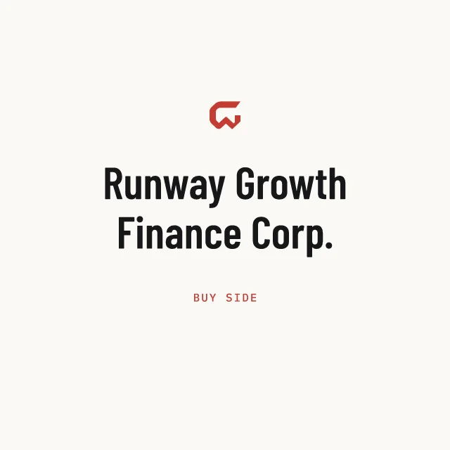 Buy side: Runway Growth Finance Corp.