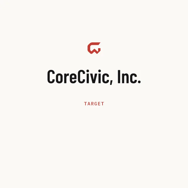 Target: CoreCivic, Inc.