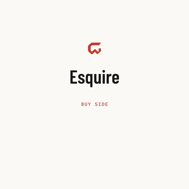 Buy side: Esquire