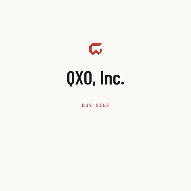 Buy side: QXO, Inc.