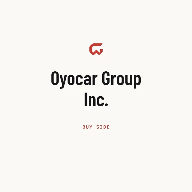 Buy side: Oyocar Group Inc.