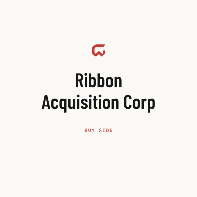 Buy side: Ribbon Acquisition Corp