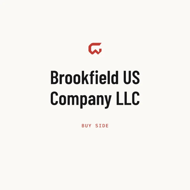Buy side: Brookfield US Company LLC