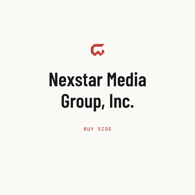 Buy side: Nexstar Media Group, Inc.