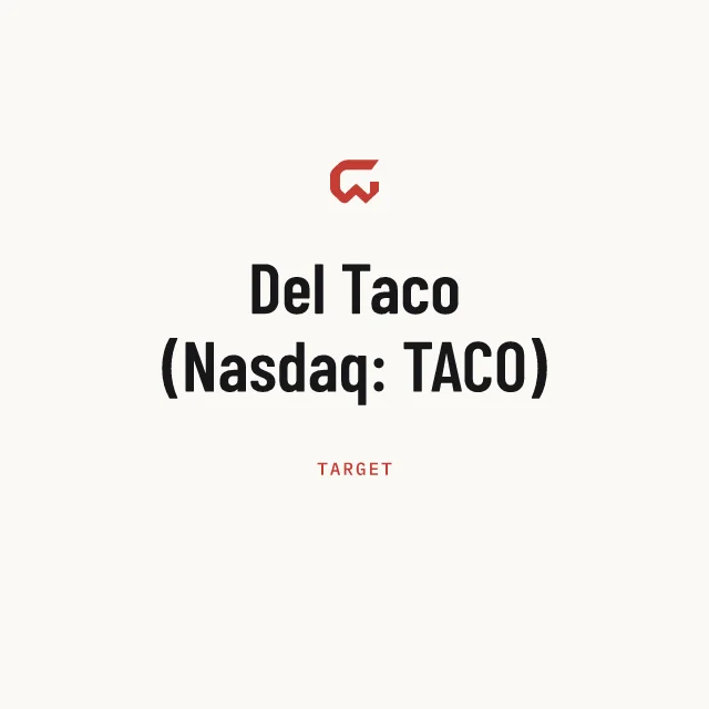 Target: Del Taco (Nasdaq: TACO)