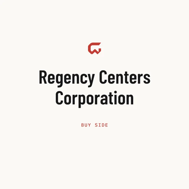 Buy side: Regency Centers Corporation