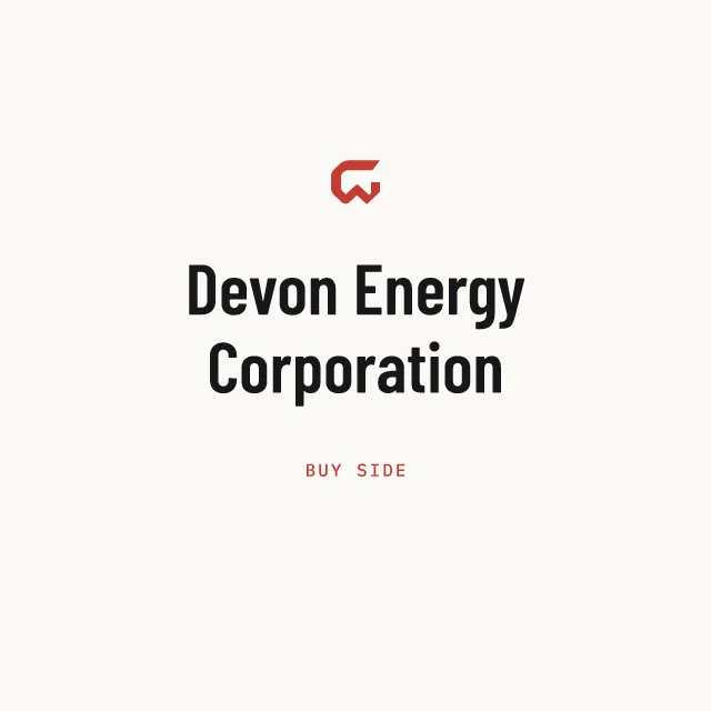 Buy side: Devon Energy Corporation